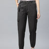 Popnetic High-Rise Pure Cotton Cargo Trousers