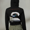 Popnetic Women Printed Hooded Sweatshirt