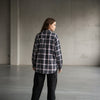 Popnetic Women Pure Cotton Flannel Oversized Shirt