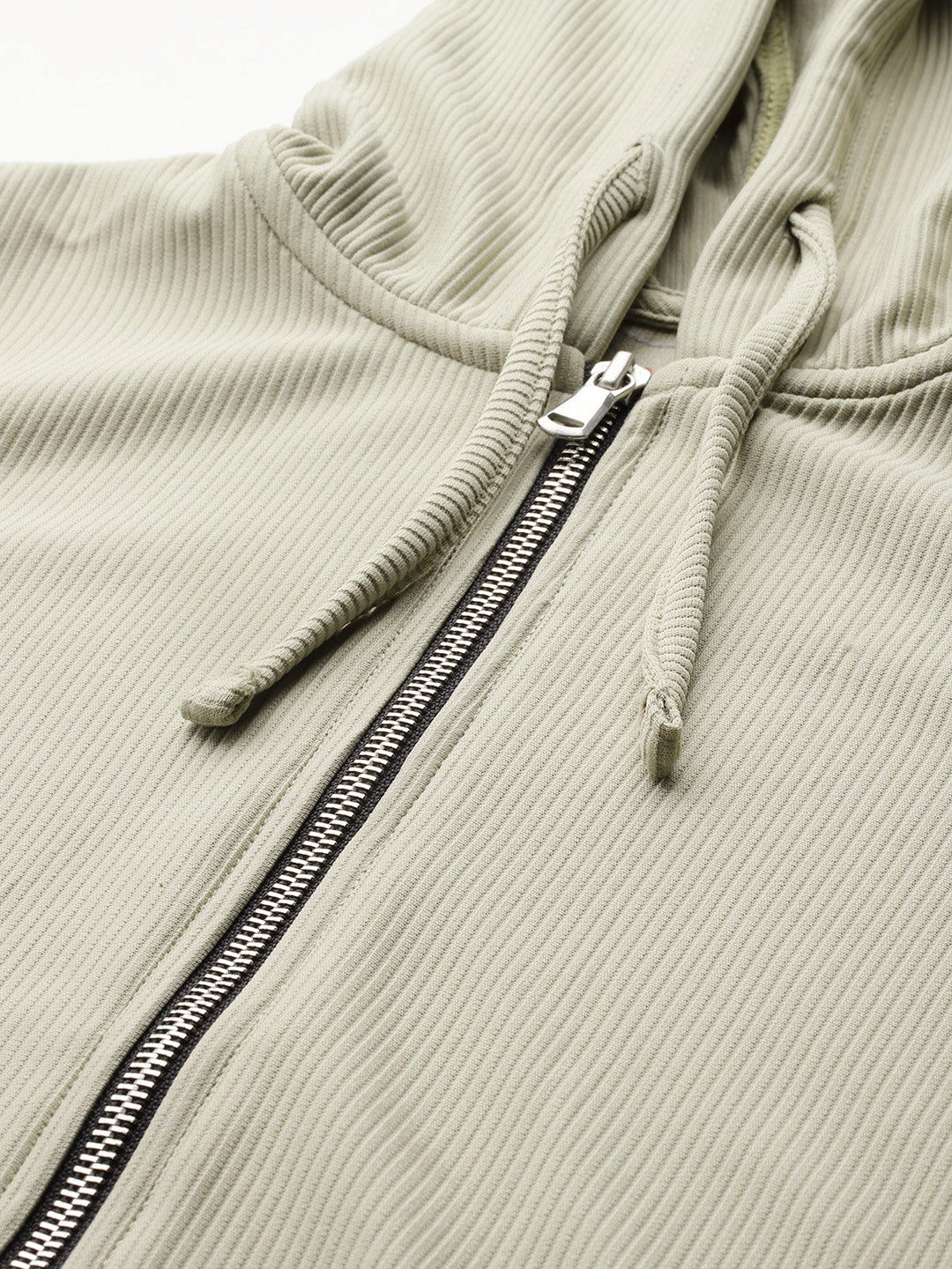 Popnetic Ribbed Hooded Sweatshirt