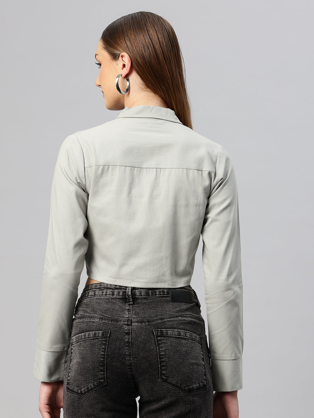Popnetic Women Crop Tailored Jacket