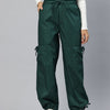 Popnetic Loose Fit High-Rise Pure Cotton Parachute Cargo Trouser