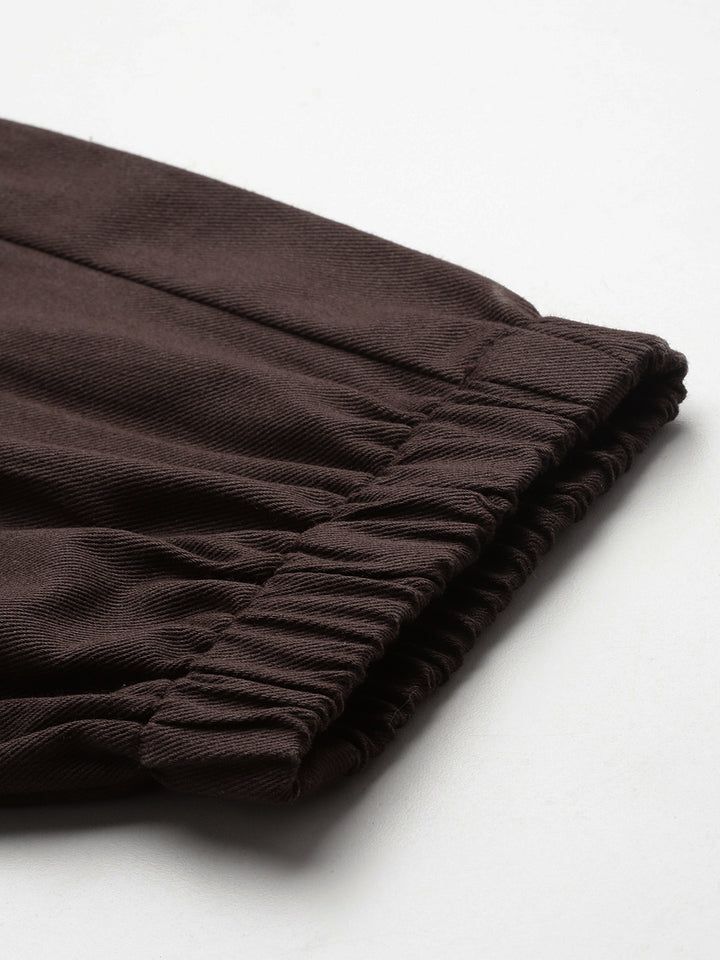 Popnetic Women High-Rise Cargos Trousers