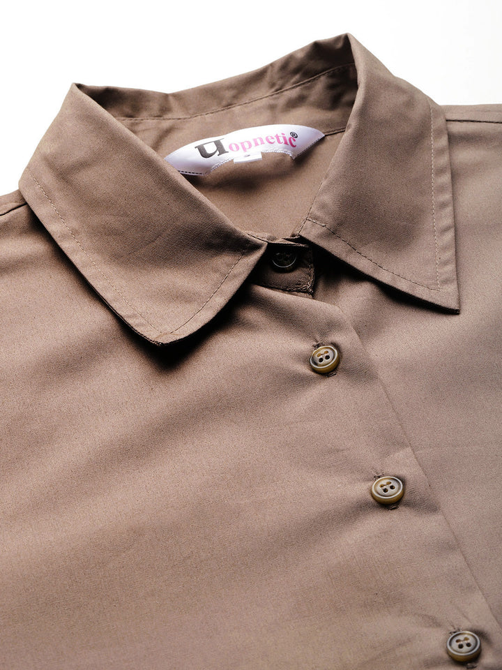 Popnetic Women Smart Pure Cotton Formal Shirt
