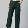 Popnetic Women High-Rise Cargos Trousers
