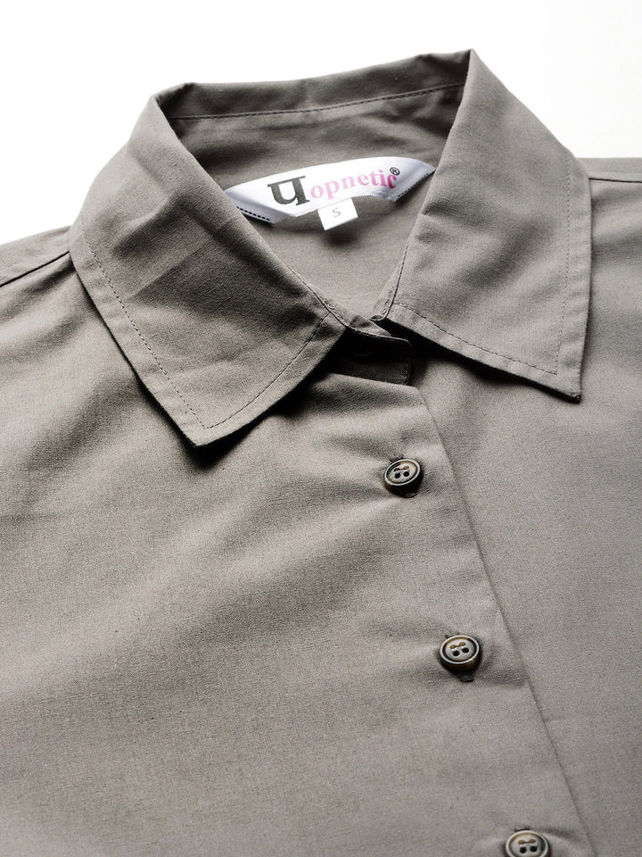 Popnetic Women Smart Pure Cotton Formal Shirt