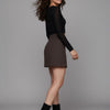 Popnetic Women Pure Cotton Skorts With Side Slit