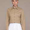 Popnetic Women Smart Pure Cotton Formal Shirt