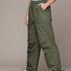 Popnetic Women Comfort Loose Fit High-Rise Trousers
