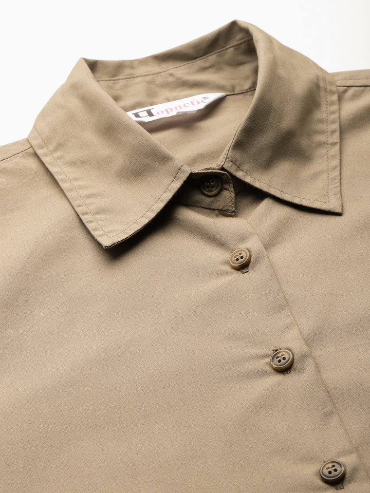 Popnetic Women Smart Pure Cotton Formal Shirt