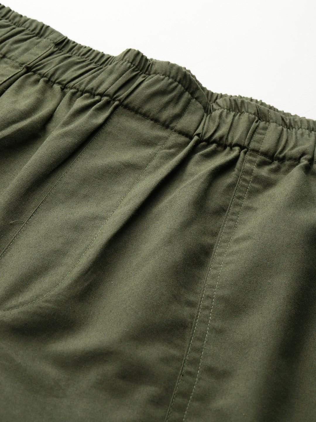 Popnetic Women Comfort Loose Fit High-Rise Trousers