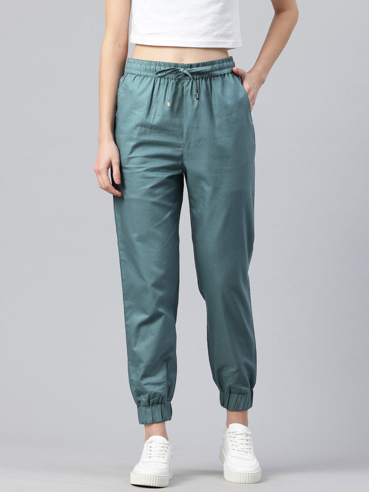 Popnetic Women High-Rise Pure Cotton Joggers