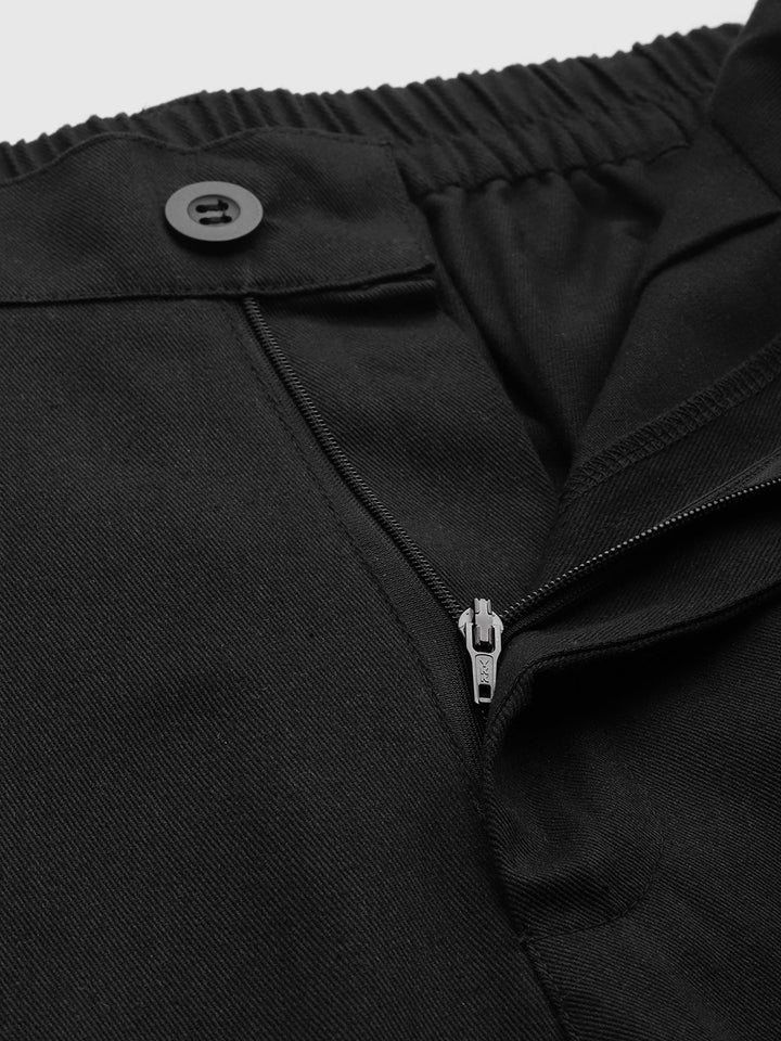 Popnetic Flat-Front High-Rise Pure Cotton Cargos