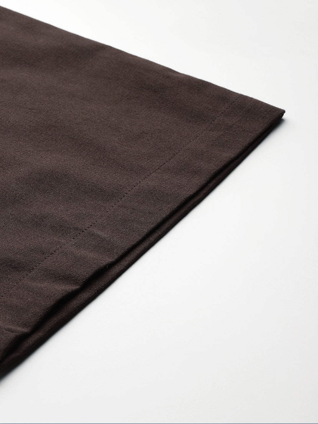 Popnetic Women High-Rise Pure Cotton Twill Weave Cargo-Style Wide Leg Trousers