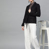 Popnetic Women Black Solid Casual Pure Cotton Blazer