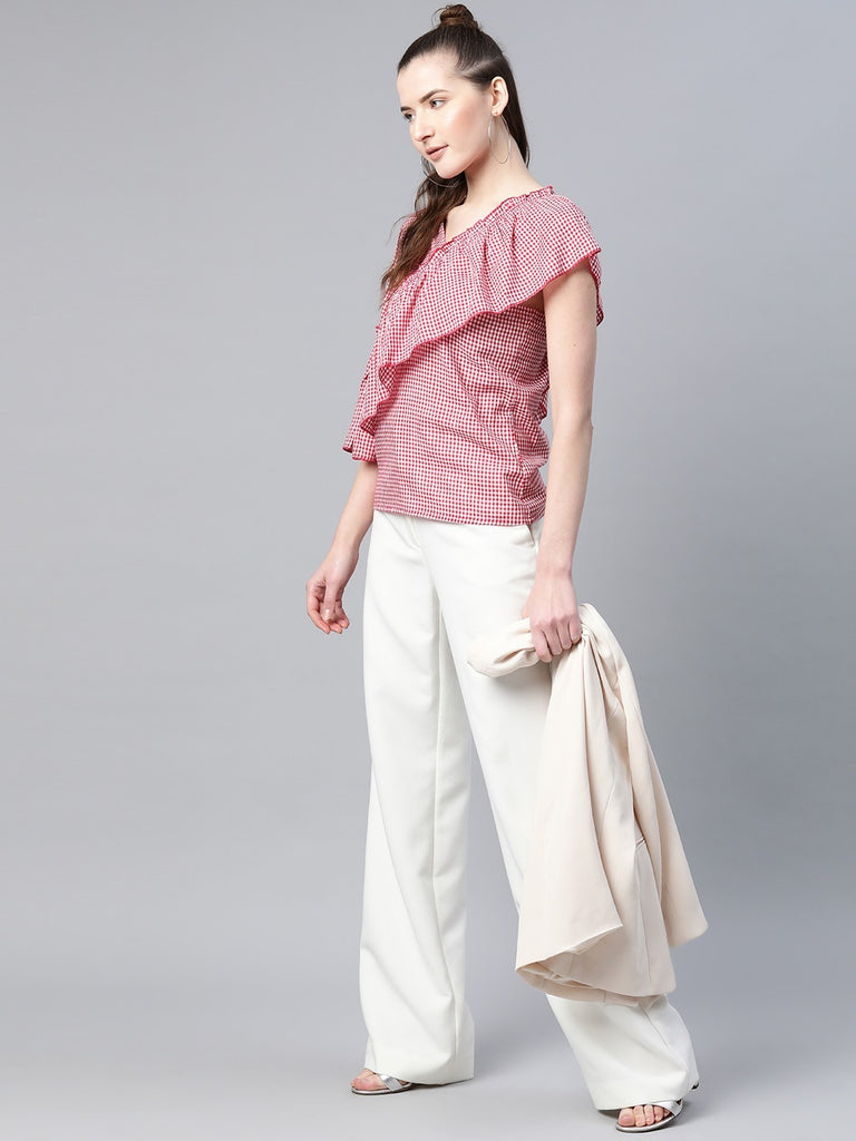 Buy Beige Trousers & Pants for Women by Popnetic Online | Ajio.com